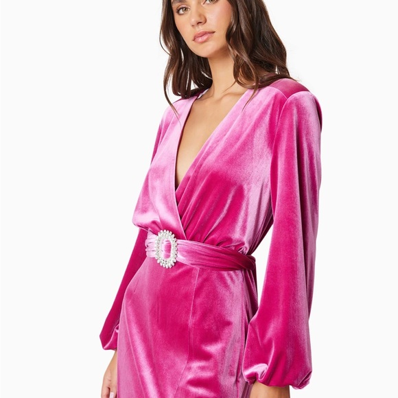 ELLIATT Selene event wear maxi dress in pink NWT - Picture 2 of 7